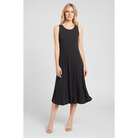 Athleta Women's Black Tank Dress, Size Large, Good Condition - Picture 1 of 6